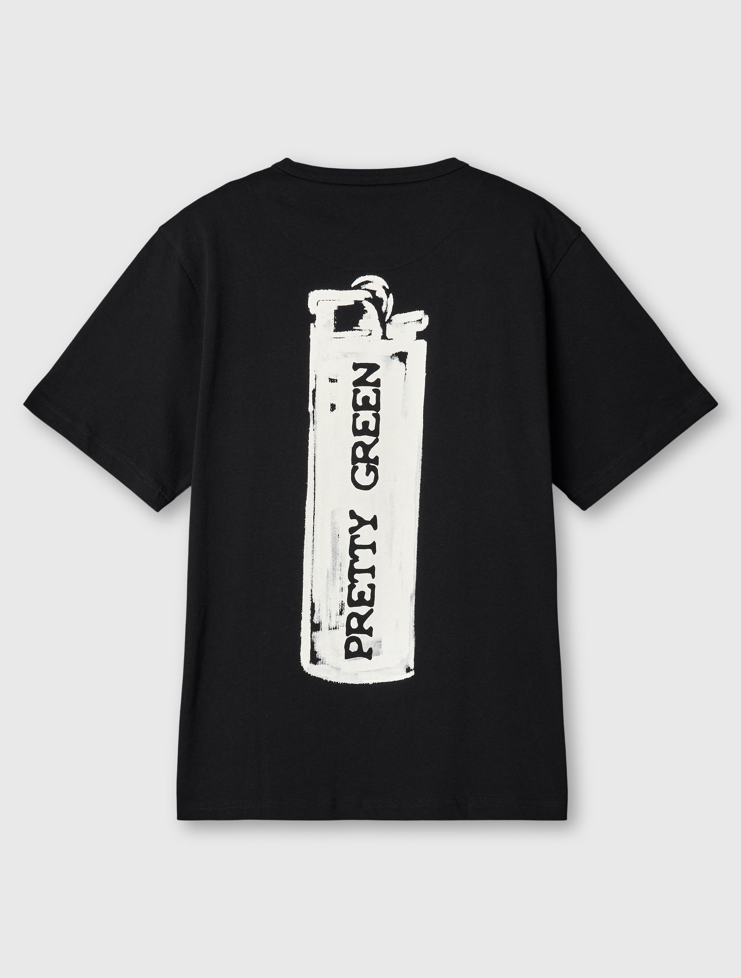 Black Lighter T-shirt – Pretty Green Store