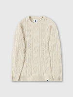 Stone Marlybone Paisley Cable Knit Jumper