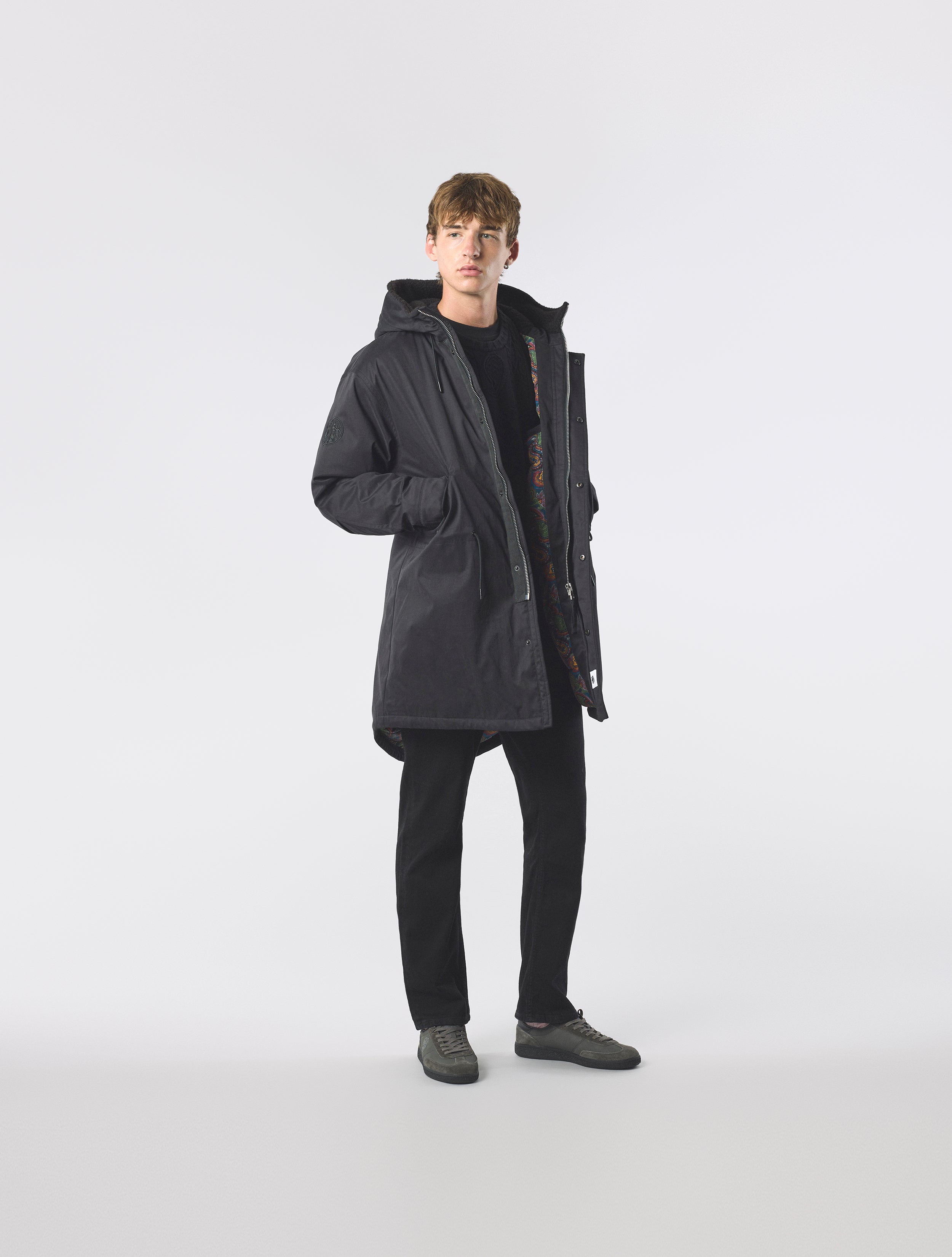 Black Portland Parka – Pretty Green Store