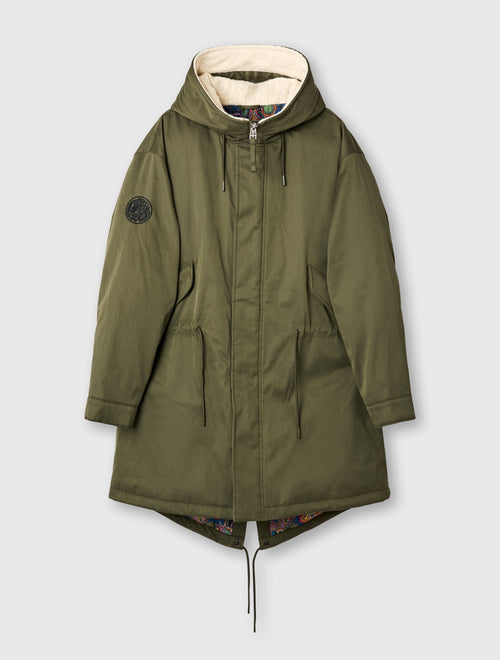 Khaki Portland Parka