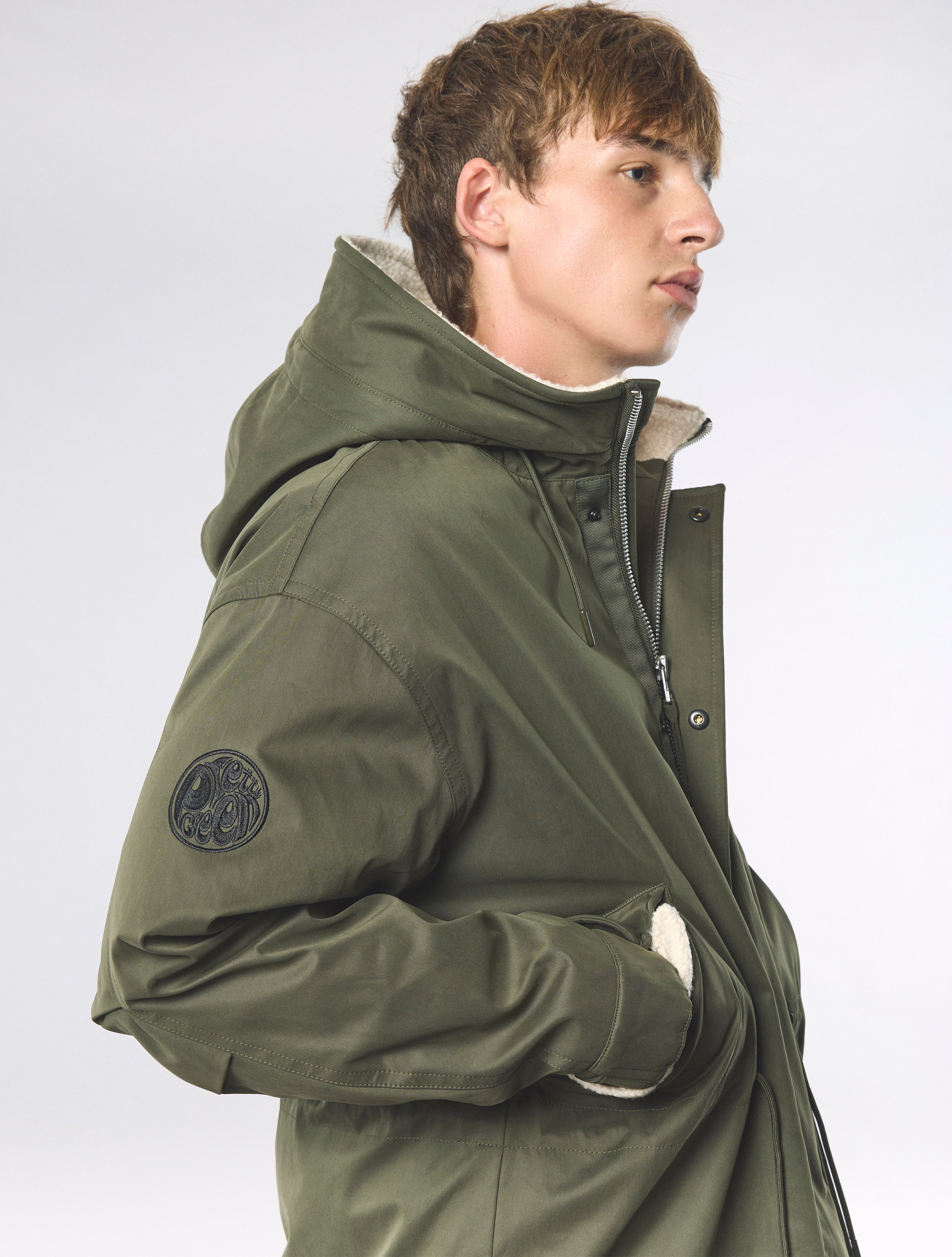 Khaki Portland Parka – Pretty Green Store