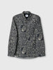 Black Patchwork Paisley Shirt