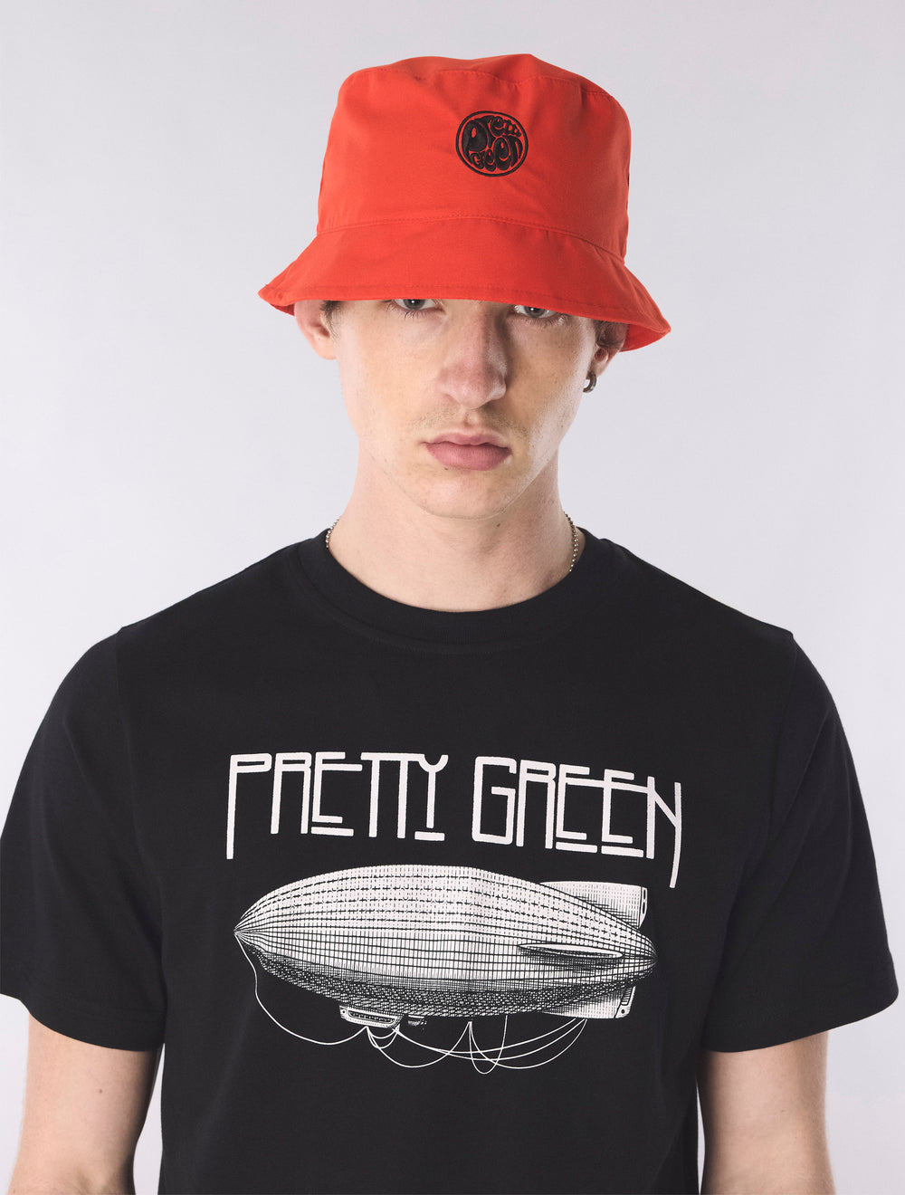Red Resonance Water Reactive Bucket Hat