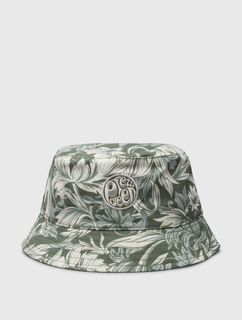 Green Bostall Printed Bucket Hat