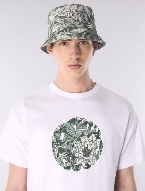 Green Bostall Printed Bucket Hat