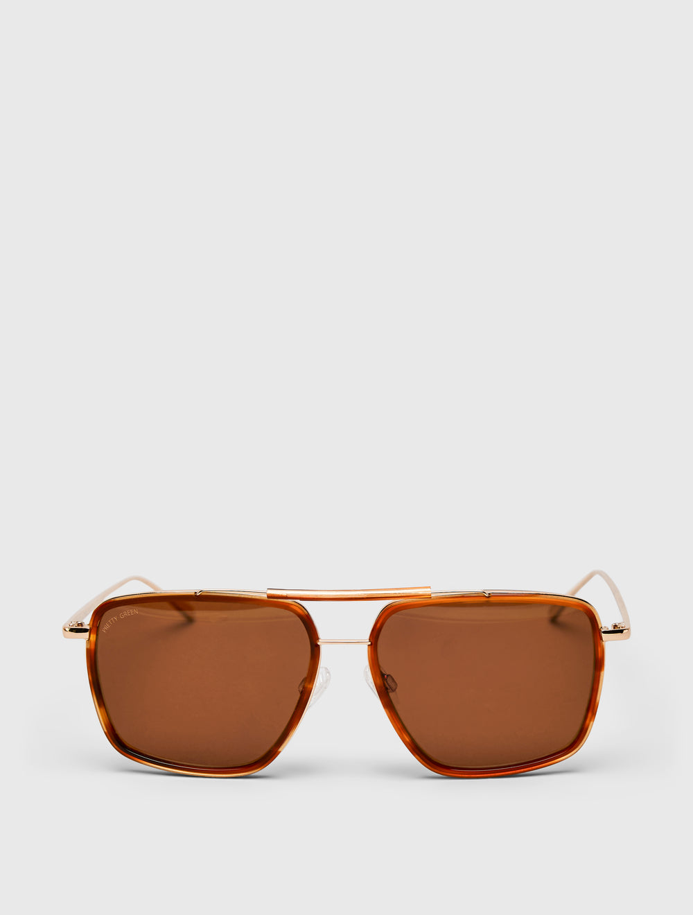 Brown Combination Navigator Sunglasses