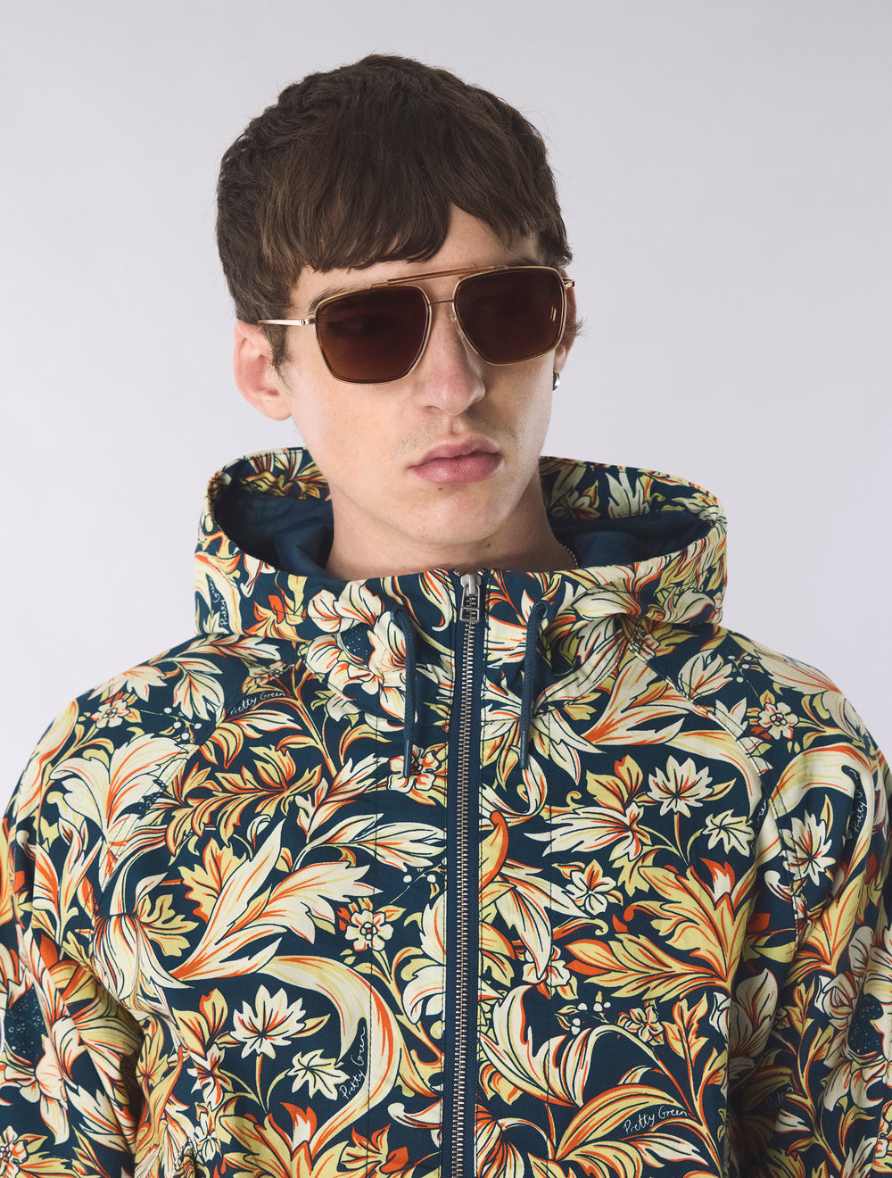 Brown Combination Navigator Sunglasses