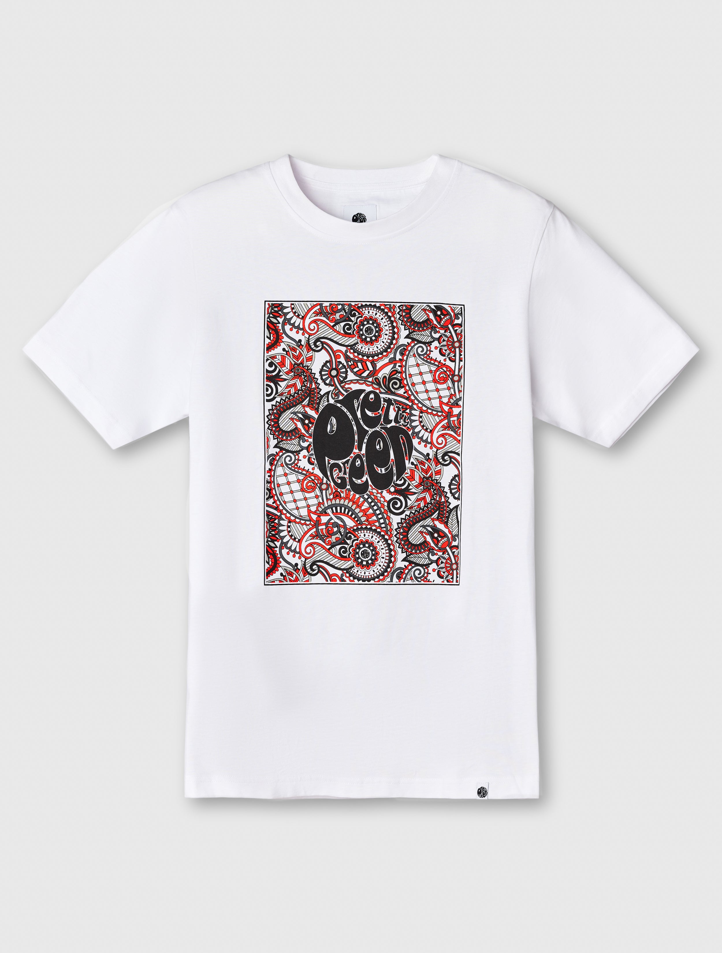 White Resonance Box Logo T-Shirt – Pretty Green Store