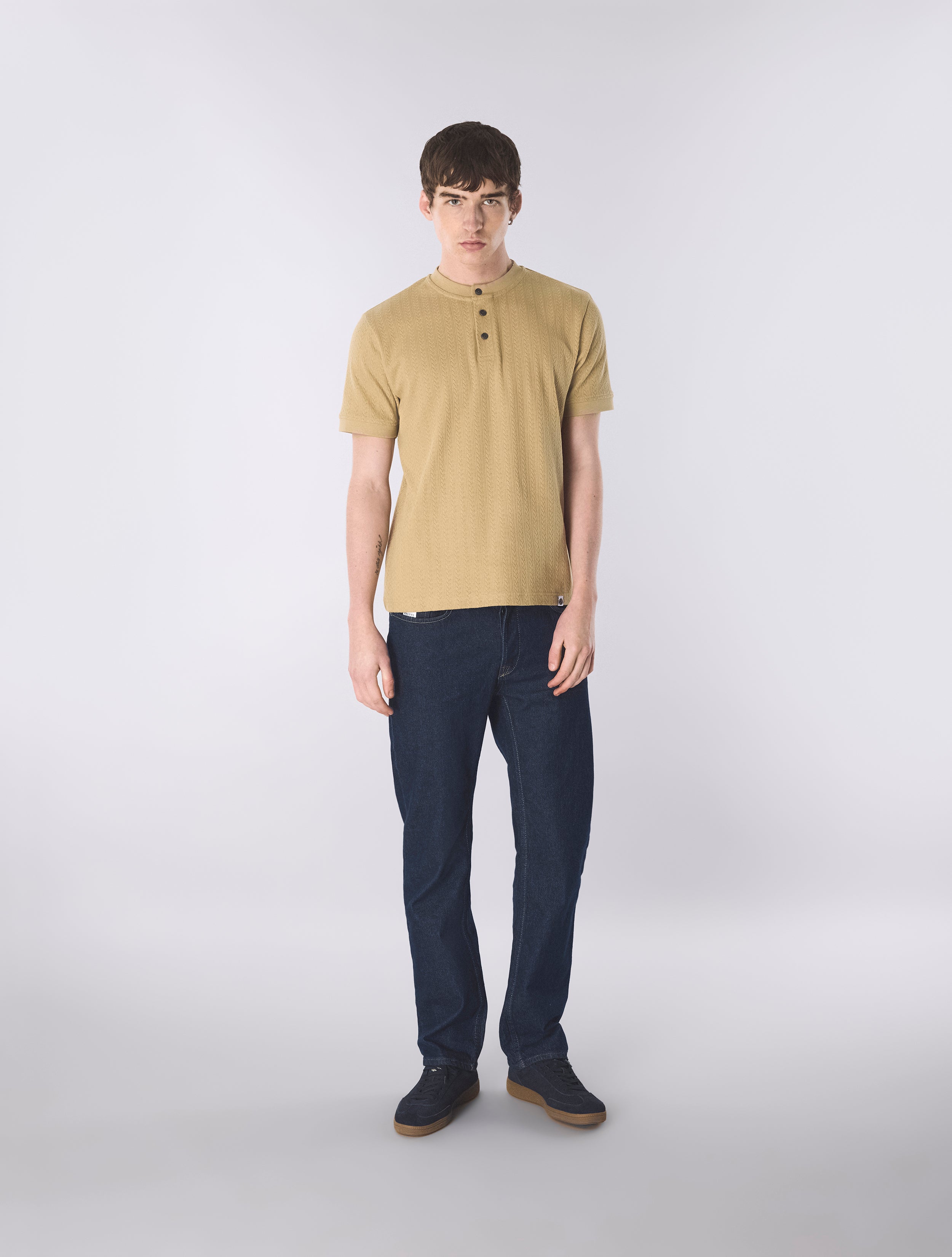 Black Tilby Tape Polo – Pretty Green Store