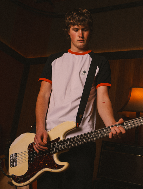 White Cadence Colourblock T-Shirt