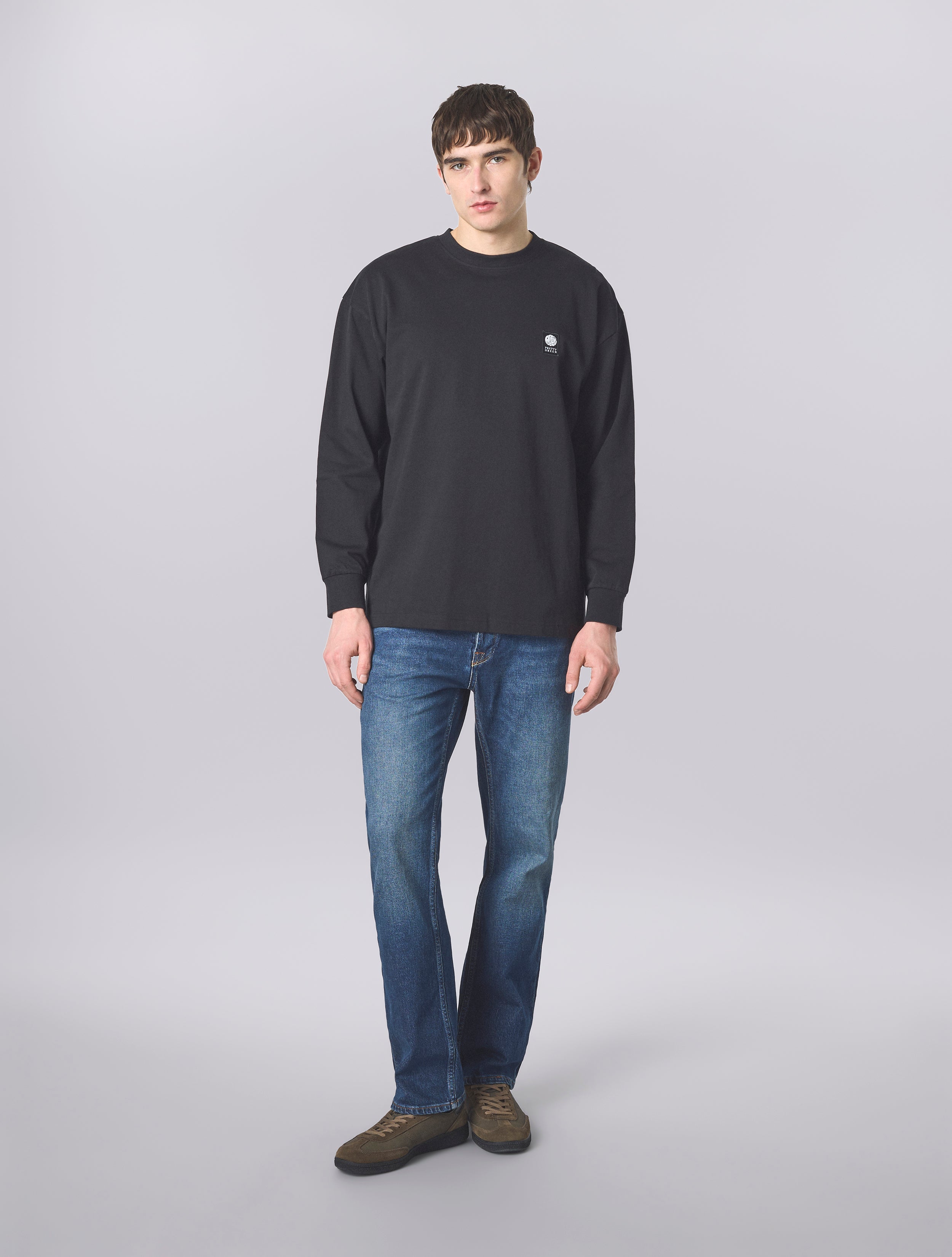 Black Brennan Long Sleeve T-shirt – Pretty Green Store