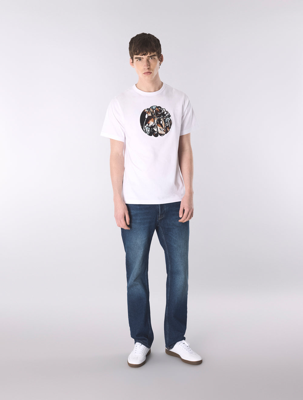 White Laurel Logo T-Shirt