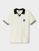 White Stratosphere Short Sleeve Knit Polo