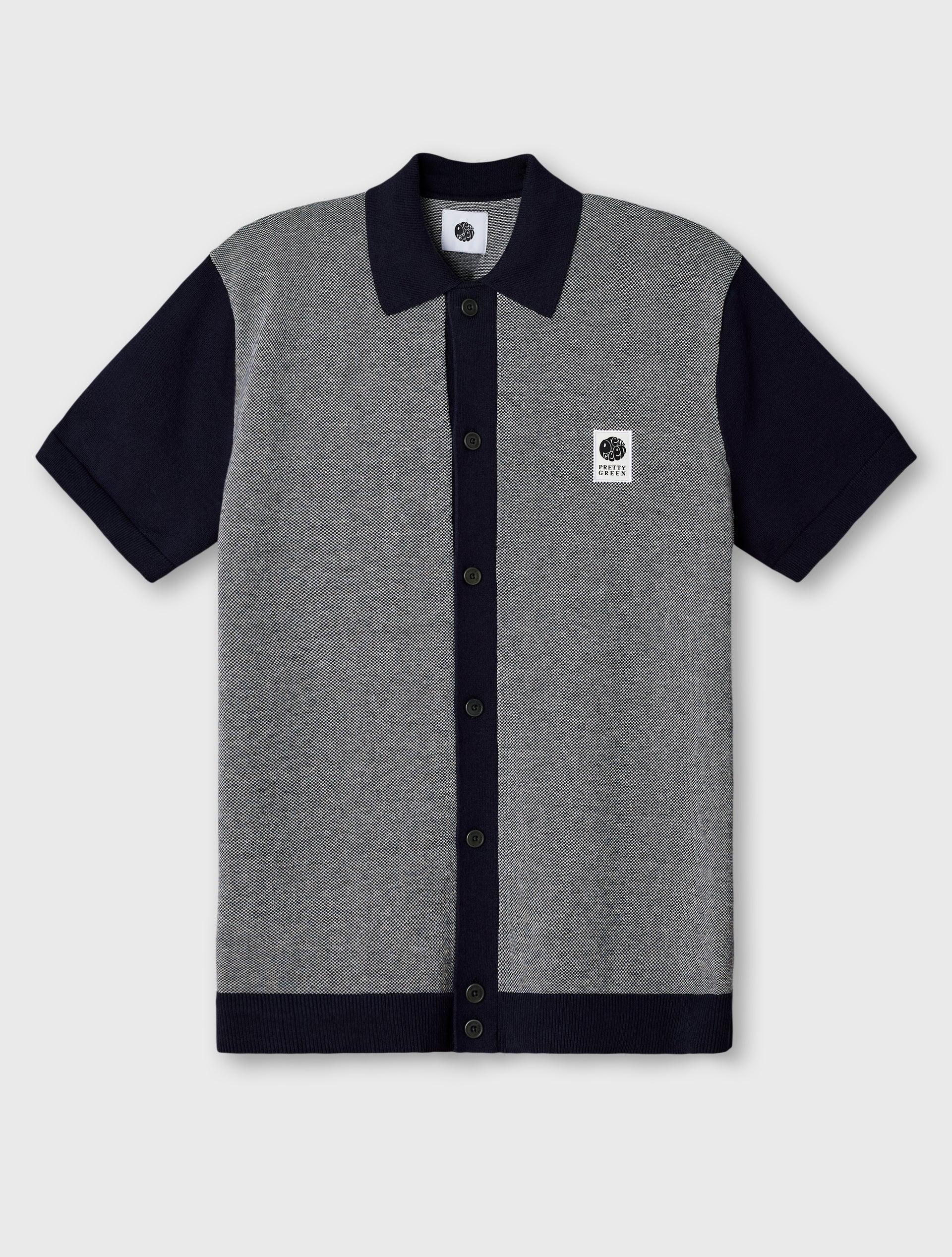 Grey Roxy Knit Short Sleeve Shirt