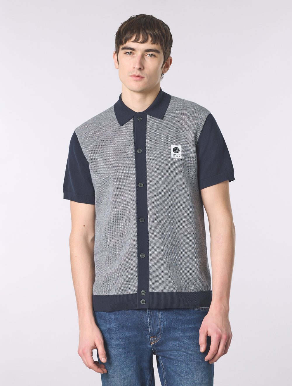 Grey Roxy Knit Short Sleeve Shirt