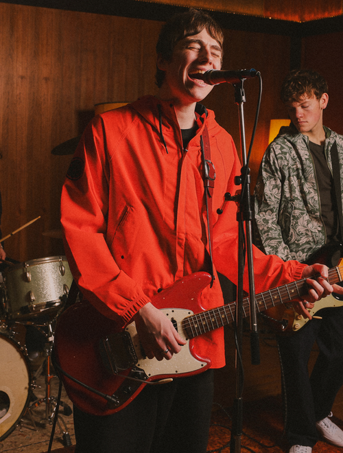 Red Resonance Water Reactive Jacket