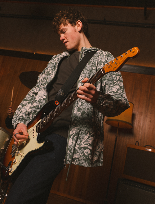 Green Bostall Printed Jacket