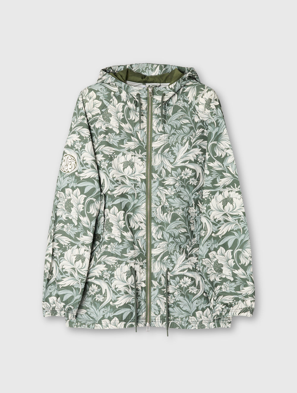 Green Bostall Printed Jacket