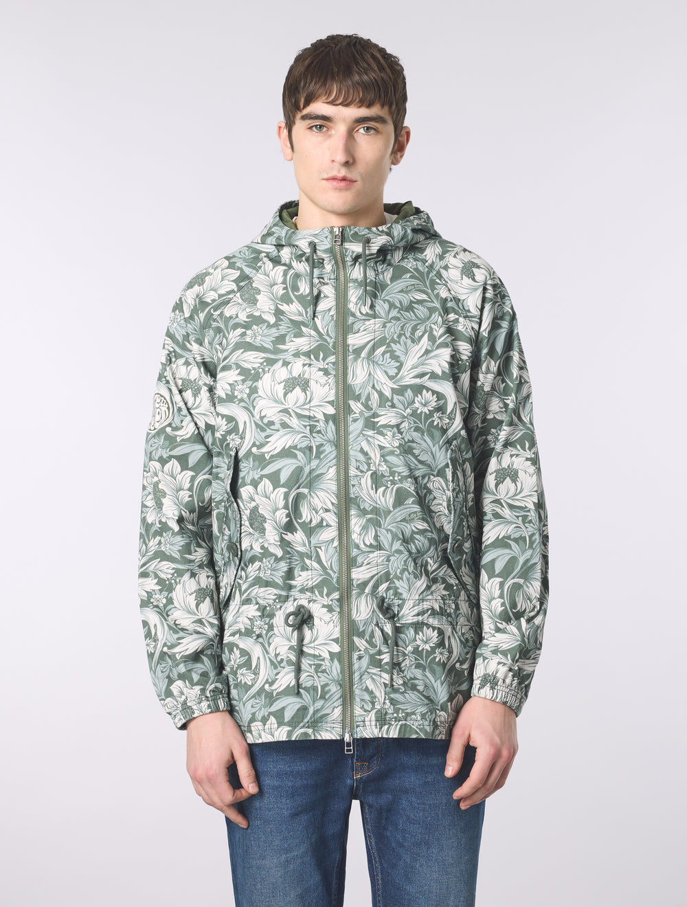 Green Bostall Printed Jacket