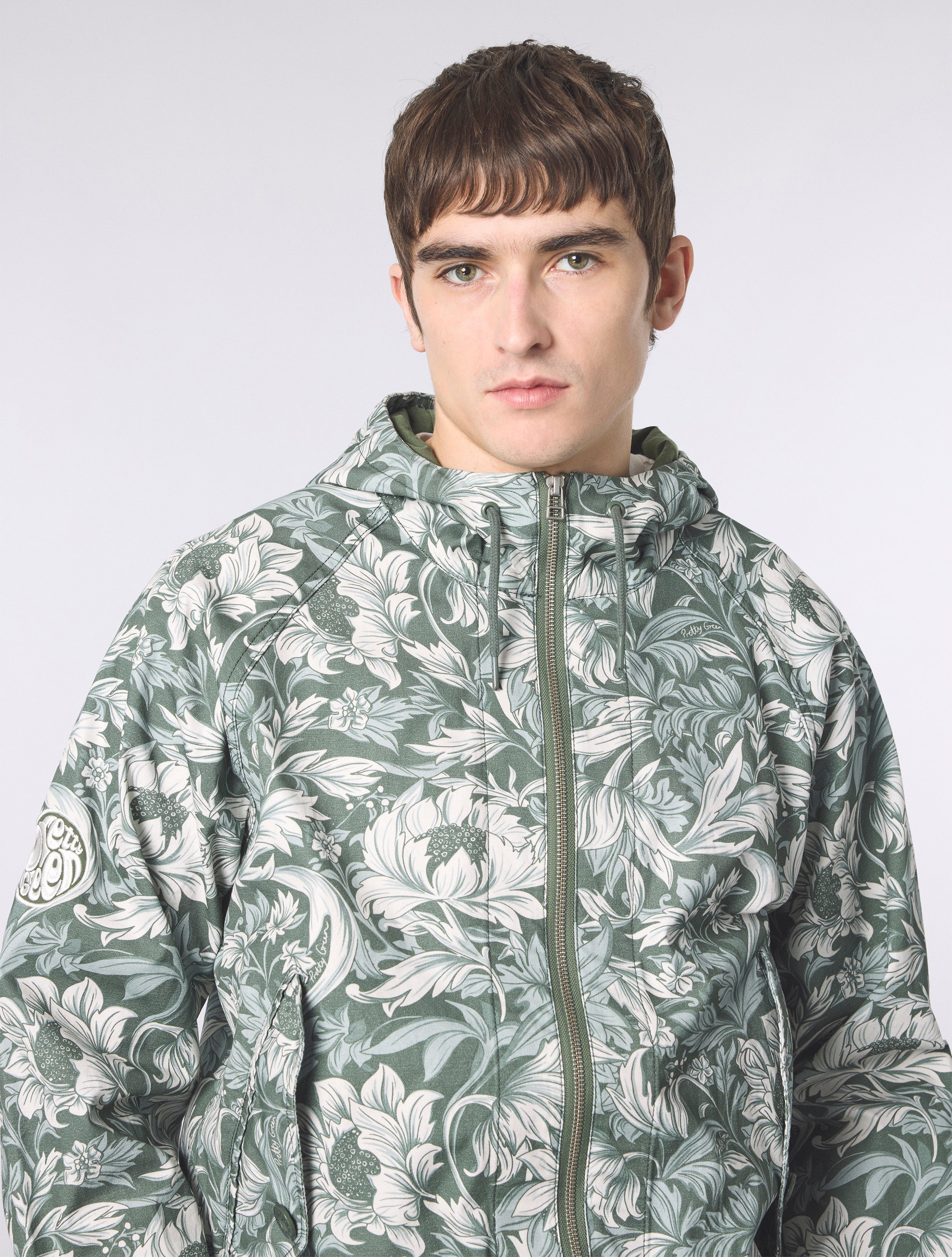 Green Bostall Printed Jacket – Pretty Green Store