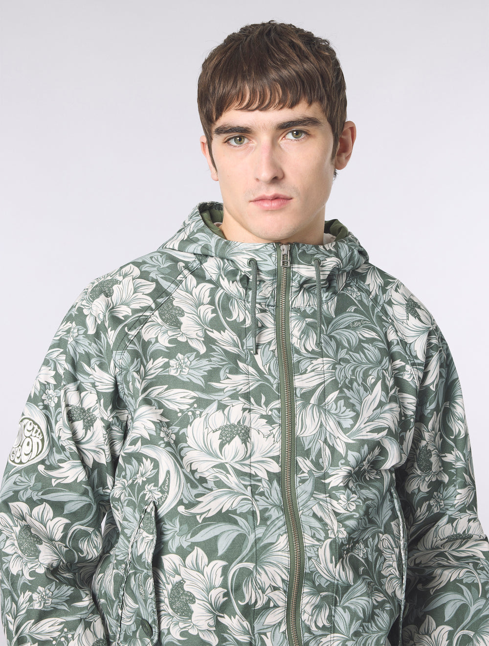 Green Bostall Printed Jacket