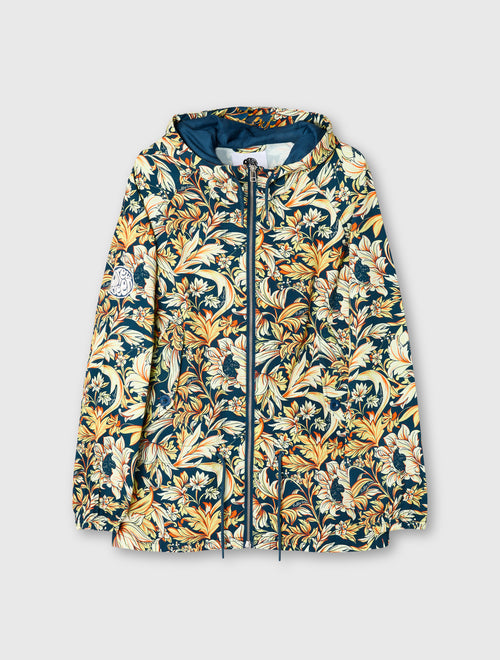 Navy Bostall Printed Jacket