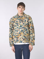 Navy Bostall Printed Overshirt