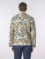 Navy Bostall Printed Overshirt