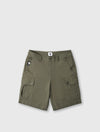 Dark Green Bostall Cargo Shorts