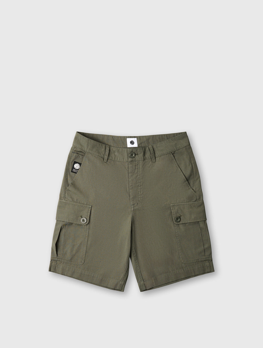 Dark Green Bostall Cargo Shorts