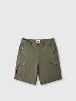 Dark Green Bostall Cargo Shorts