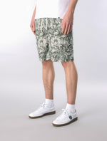 Green Bostall Printed Shorts