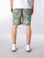 Green Bostall Printed Shorts