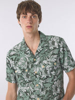 Green Bostall Printed Short Sleeve Shirt