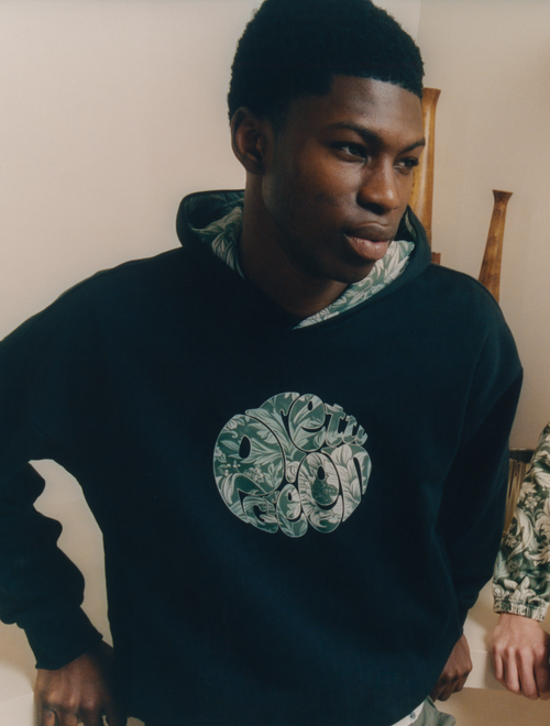 Black Bostall Logo Hoody