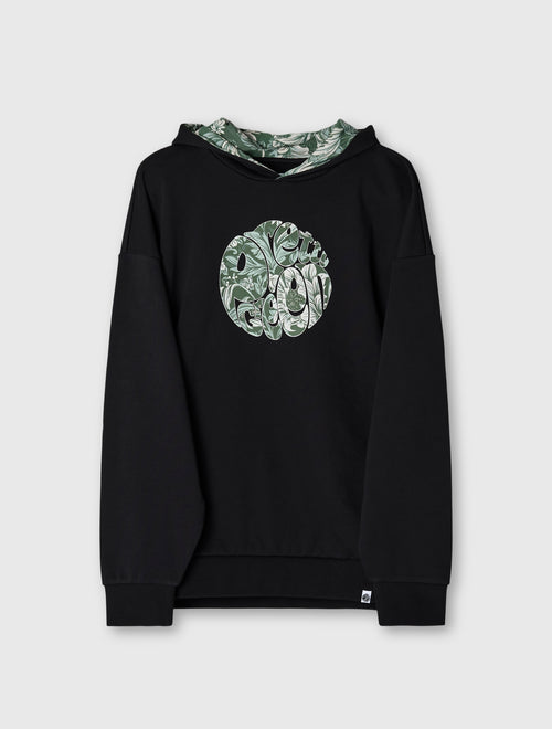 Black Bostall Logo Hoody