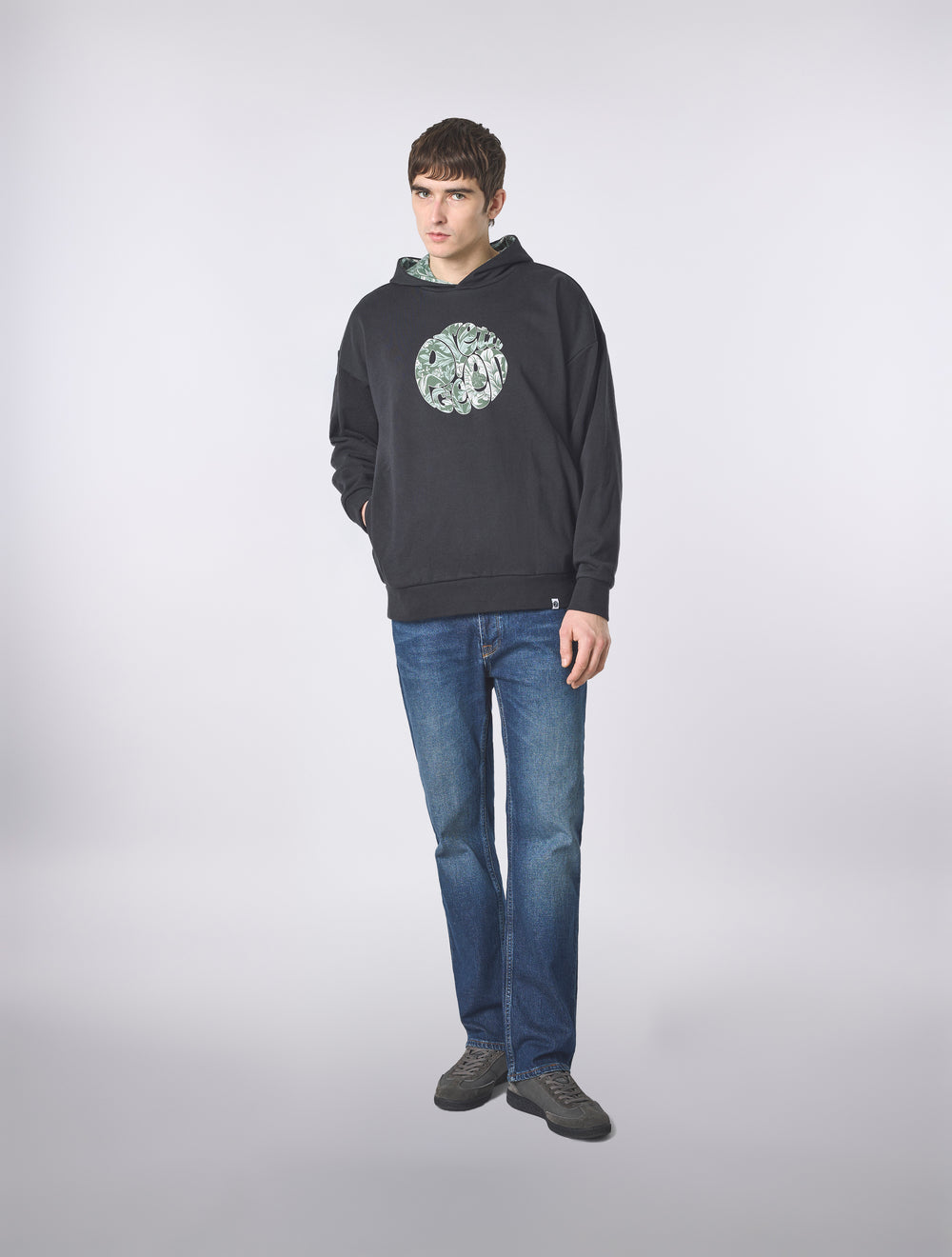 Black Bostall Logo Hoody