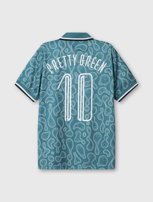 Blue Outro Football Top