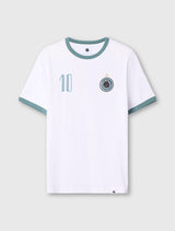 White Outro Ringer T-Shirt