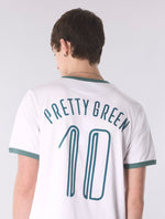 White Outro Ringer T-Shirt