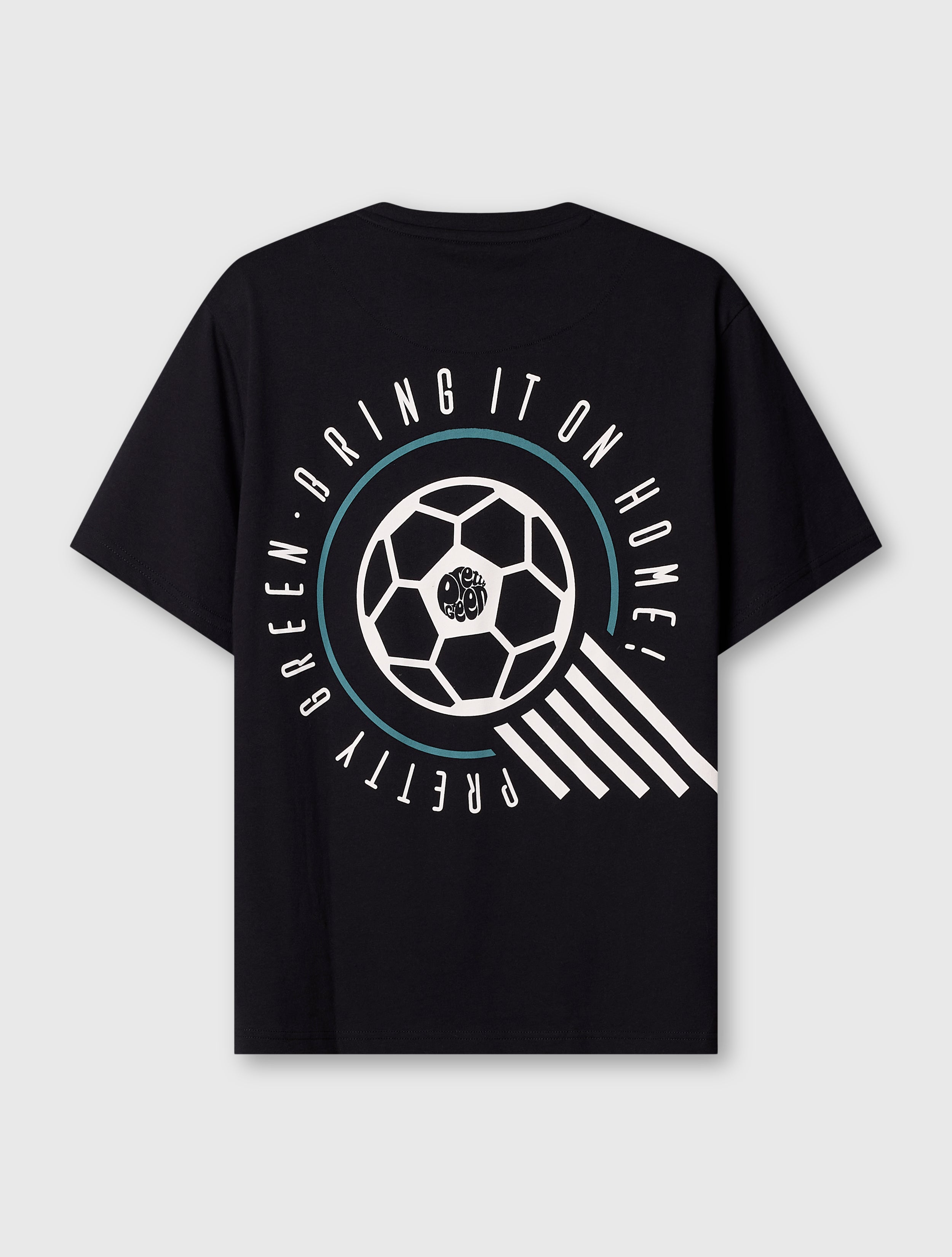 Black Outro Football Graphic T-Shirt – Pretty Green Store