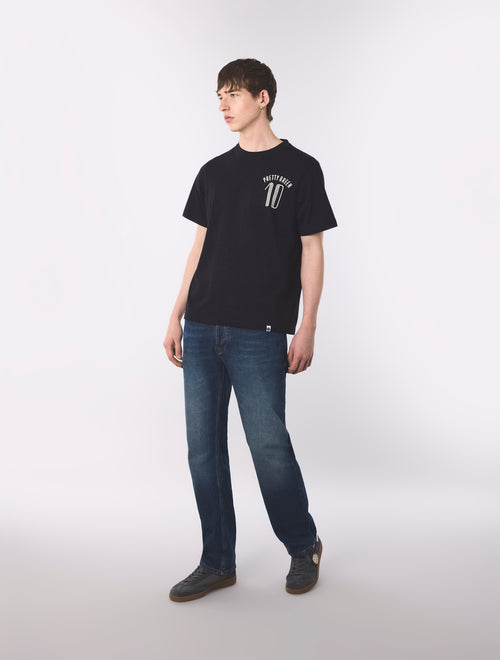 Black Outro Football Graphic T-Shirt