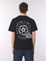 Black Outro Football Graphic T-Shirt