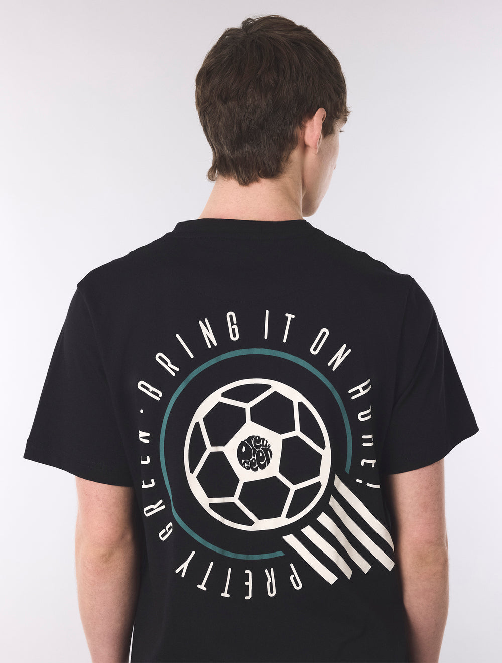 Black Outro Football Graphic T-Shirt