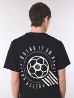 Black Outro Football Graphic T-Shirt