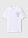 White Outro Football Graphic T-Shirt