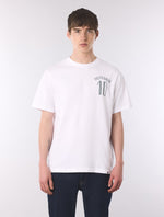 White Outro Football Graphic T-Shirt