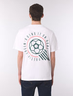 White Outro Football Graphic T-Shirt