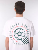 White Outro Football Graphic T-Shirt