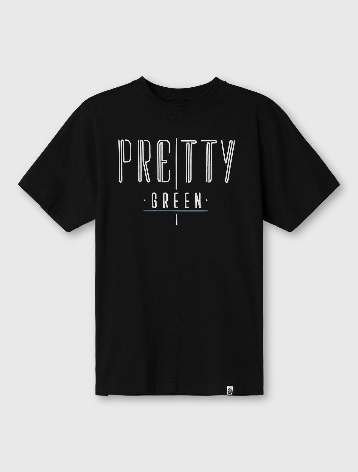 Pretty Green Store Black Outro T-Shirt